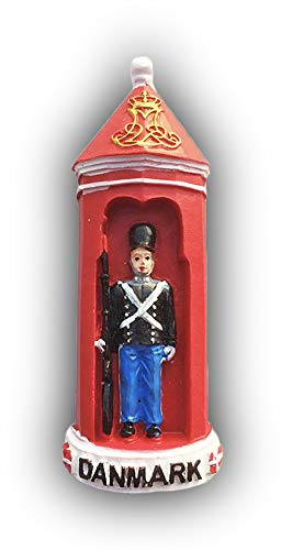 Kopenhagen Dänemark 3D Palace Sentry Kühlschrankmagnet Reise Aufkleber Souvenirs, Harz Home & Kitchen Dekoration, Dänemark Kühlschrankmagnet aus China