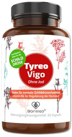 BonVigo® TyreoVigo Selen-Schilddrüse Kapseln & Hormon Balance Vitamin B6*