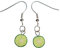 Miniblings Limette Ohrringe Hänger Frucht Limetten phosphoreszierend Cocktail - Handmade Modeschmuck I Ohrhänger Ohrschmuck versilbert