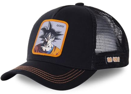 Capslab Goku Dragon Ball Z Black Trucker Cap - One-Size