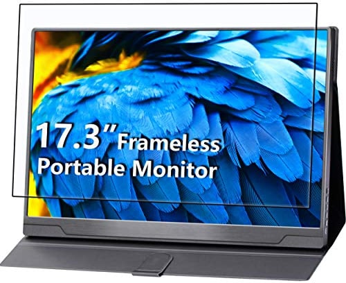 cocopar Portable Monitor - Upgraded 17.3 Inch 1080P FHD IPS HDR 100% sRGB FreeSync USB-C Gaming Monitor with Type-C Mini HDMI for Xbox PS4 Laptop PC Mac Surface, VESA mountable