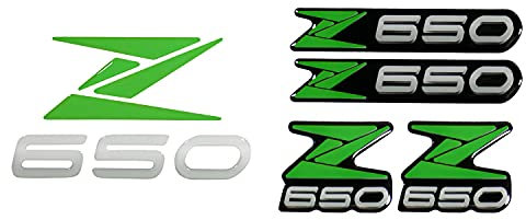 BIKE-label Aufkleber Grün Sticker kompatibel für Kawasaki Z650 Schriftzug 910080VA