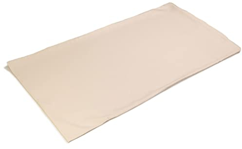 Köper Inlett 40x80cm, mit Reißverschluss, 100% Baumwolle rohweiß - ungefärbt und ungebleicht - Ideal für Selberfüller von Kopfkissen z.B. mit Dinkelspelz, Hirse oder Buchweizenschalen - 80x40