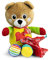Clementoni 17761 Bob Kleinkind, Plüschdecke, Teddybär, Säugling, Aktivität 0 Monate, kuschelig, Tier, Plüschtier, 100% maschinenwaschbar