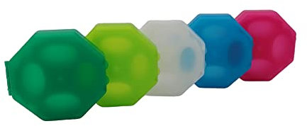 ALEVAR Custodia Porta CD 12 Posti Rigido Trasparente, Confezione da 1 pezzo, Colore Casuale