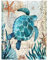 Zomer Kuscheldecke Flauschig Decke 125x150 cm Wohndecke Couchdecke Mikrofaser Sofaüberwurf Tagesdecke weiche warme Sofadecke mit Schildkröte Motiv