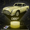 Nachttischlampe - Touch-Nachtlicht Aston.M DB5 J.Bond 3D-LED-Lampe Illusion, Geschenkidee Weihnachten Geburtstag Junge und Mädchen Nachttischlampe Kinder- oder Erwachsenenzimmer TOP