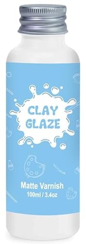 100 ml Air Dry Clay Glaze,glasuren für ton lufttrocknend,ton glasur ohne brennen, Tontöpfe zur Verhinderung von Rissen, Kratzern und Abrieb von Ton, auch mit Matte Effekt (Matte)