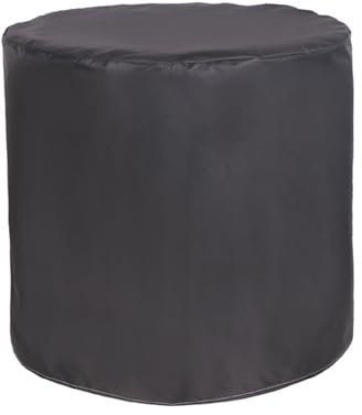 Housse Salon de Jardin 120x100cm, Housse de Table Jardin Ronde, Imperméable Couverture de Protection Meubles, Bâche Salon de Jardin Tissu 420D Oxford Exterieur