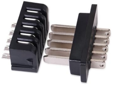 Poggapp 1 Paar EBike-Entladestecker, 5-Poliger Stecker, 5-Poliger Männlicher und Weiblicher -Stromstecker für Hailong E-Bike-Fahrradteile