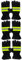 SOLUSTRE 3 Paar Feuerhemmende Handschuhe Rettungshandschuhe Outdoor Arbeitshandschuhe Arbeitsschutzhandschuhe Feuerwehr Schutzhandschuhe Isolierhandschuhe Feuerwehr