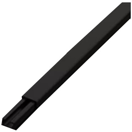 Cable Protector For TV, Cord Covers For Wires On Wall Black, Cable Raceway For Wall/floor Cables, Cable Channels To Hide Wire, Surface Mounted Wire Channels For Home(12 * 7)