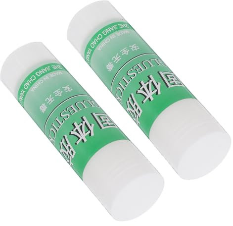 WEKAMOS 2pcs Museum Quality Glue Sticks White Pva Glue for School Office and Craft Projects Strong Adhesion Multi-surface