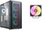 Silentware Gaming Bundle Air 100 - Carcasa para PC + enfriador de CPU Bora - Malla frontal de cristal, 4 ventiladores PWM de 120 mm A-RGB, fuente de alimentación ATX, 5 tubos de calor, TDP hasta 215 W