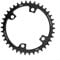 Cadena de aluminio CNC para bicicleta de carretera 110BCD, 4 pernos de una sola velocidad, con dientes anchos estrechos 36-44T, bicicleta de carretera de plato negro, cadena 42T (38T)