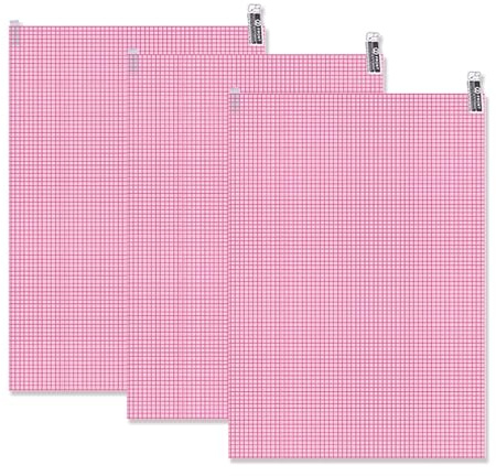A4 Universal-Displayschutzfolie, 3 Stück, 300 x 202 mm, ultraklar, kratzfest, fingerabdruckfest, wasserabweisend, kompatibel mit GPS, Tablet, Uhr, Kamera, Auto