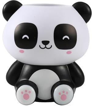 I-TOTAL - Porte-Stylo 3D - Organisateur de Bureau Style Kawaii pour Stylos et Accessoires, Idée Cadeau (PANDASTIC)