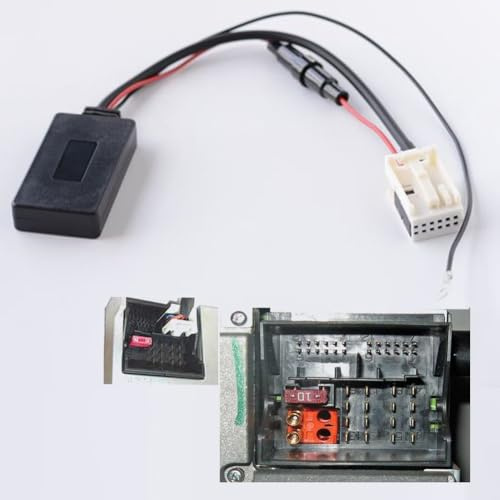 UTTASU Bluetooth Audio Interface Kabel für RCD RNS 210 310 510, MP3-für Adapter mit AUX-Funktion, unterstützt Bluetooth 5.0, 27cm Draht, für VW Golf Eos Passat T5 Skoda Superb Octavia