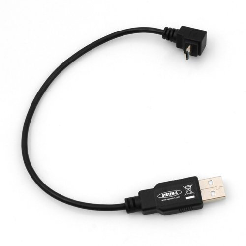 System-S Câble USB A vers Micro USB 2.0 Longueur 20 cm