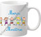 Mug Merci MAITRE - Le Cadeau Original de Fin d'Année Scolaire. L'école est finie ! Vive les Vacances !