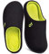 VeraCosy Bicolore Pantofole da Uomo in Memory Foam Nero,44-45 EU