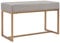 vidaXL Bank Sitzbank Polsterbank Betthocker Sitzhocker Flurbank Beistellbank Garderobenbank Schlafzimmer Wohnzimmer 80cm Grau Samt Eisenrahmen