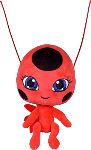 BANDAI - Miraculous Ladybug - Weiches Stofftier 15cm - Tikki - P50691