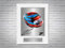 LJW Kimi Raikkonen F1 Formel 1 2021 Helm signiert Foto Display Mount A4