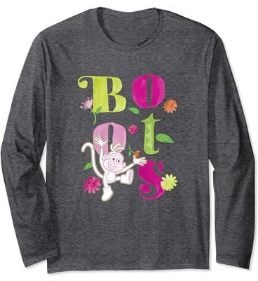 Dora the Explorer Floral Spring Boots Langarmshirt