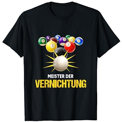 Billard Snooker Billardspieler T-Shirt
