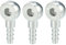 A ABSOPRO Raccord Universel pour Raccord Banjo Adaptateur de Ligne de Carburant pour Moto Voiture Ton Argenté - Lot de 3 Diamètre intérieur 8, diamètre extérieur 8 mm