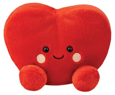 Aurora, 61541, Palm Pals Medium, Amore Heart 8In, Soft Toy, Red