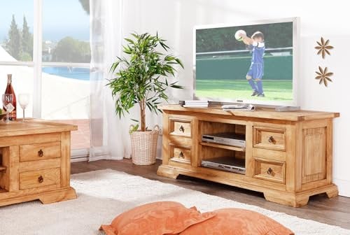 1a Direktimport Mexico Möbel TV Kommode Fernsehschrank Pinie Massivholz Landhausstil