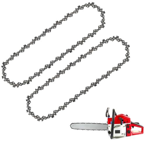 EPLZON 2 pezzi 250 mm 3/8LP 1,3 mm 40 maglie Catena per motosega a catena per motosega a basso rimbalzo Compatibili con Einhell, McCulloch, Black & Decker ed altre marche