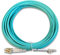 Conectra® - Glasfaser Patchkabel | OM3 | Multimode | Duplex | LC/UPC auf LC/UPC | Farbe Aqua | ideal für FTTH Heimnetzwerke | LWL Lichtwellenleiter Glasfaserkabel (Länge 7 m)