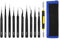Pince Brucelle Antistatique - Kit 11 Pcs Pincettes de Précision - Pince de Précision pour Modélisation, Réparation Électronique, L'artisanat, Laboratoire, Fabrication de Bijoux