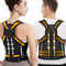 Gerader RüCken Geradehalter - Haltungstrainer RüCken Herren Damen - Back Straightener für Linderung Rückenschmerzen, Atmungsaktive Haltung Back Posture Corrector,Verstellbare Korrektur Gurt(Schwarz,M)