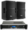 Power Dynamics PDY212 – Set Altavoces Pasivos 700W con Woofer 12, Tweeter 1, Crossover 2.3kHz y Amplificador 1000W RMS para Discotecas Bares Restaurantes y Eventos Profesionales