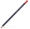 FABER-CASTELL 114718 - Goldfarber Aquarellstift, Farbe scharlachrot, Aquarellfarbstift mit weichem Farbabstrich