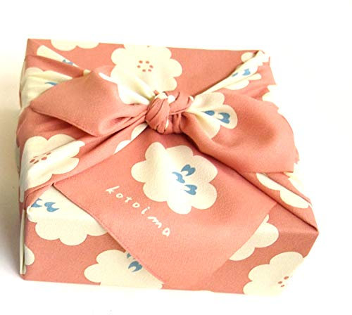 Furoshiki Japanische traditionelle Stoff-Verpackung Kotoima Bunte Schnee Blumen Geschenkpapier Wiederverwendbare Bento Tasche handgefertigt in Kyoto Adjustable