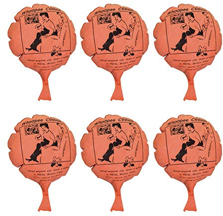 6 Pack Whoopie Cushion Gag 8 Whoopee Fart Gas Joke Toys Noise Maker Funny Prank