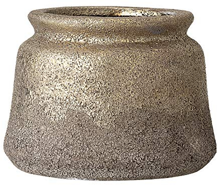 Bloomingville Deko Blumentopf, goldfarben, Terrakotta