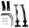 2x Kotflügelhalter vorne links und rechts für Fiat, Ford, Landini, New Holland, John Deere Schlepper, Traktor, Trecker (Kotflügel Breite: von 230 bis 350 mm)