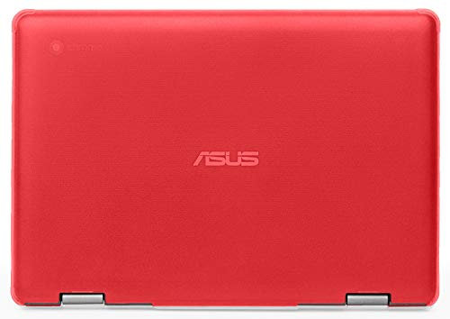 Cover - Carcasa rígida para ASUS Chromebook Flip C214MA de 11,6 Pulgadas (2019, no Compatible con Otros Modelos ASUS Chromebook) Rojo