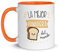 Kembilove Taza de Desayuno de la Mejor Panadera del Mundo – Tazas de Café para Profesionales y Trabajadores para la Oficina – Tazas de Té de Color de Profesiones – Taza de Cerámica de 350 ml
