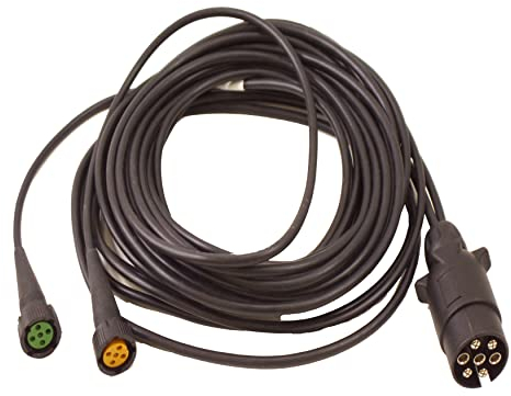 Generisch Aspöck Anhänger - Kabelbaum - Kabelsatz - 7 polig - 5 Meter - 2X Bajonettverbinder
