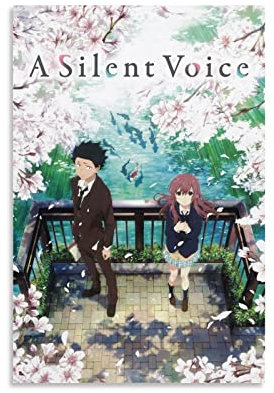 Anime A Silent Voice Poster Bild Druck Leinwand Gemälde Schlafzimmer Ästhetik 20 x 30 cm Unframe