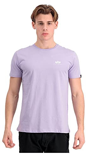Alpha Industries Basic T Small Logo T-Shirt für Herren Pale Violet