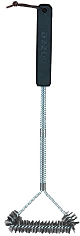 Cozze® Stahlbürste 30x6x40 cm mit PP-Griff - Edelstahl, Breit