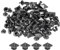 sourcing map 50 Sets Quadratische Nieten Stachel Niete 10mm DIY Metall Leder Spike Nieten für leder Punk Pyramid Nieten Ledercraft Dekoration für Bekleidung Gürtel Taschen Schuhe Rotguss